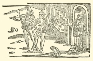 Ilustração para As Baladas Roxburghe (xilogravura) de (after) English School