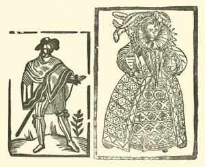 Ilustração para As Baladas Roxburghe (xilogravura) de (after) English School