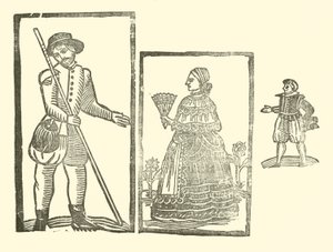 Ilustração para As Baladas Roxburghe (xilogravura) de (after) English School