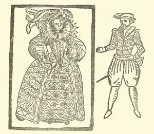 Ilustração para As Baladas Roxburghe (xilogravura) de (after) English School