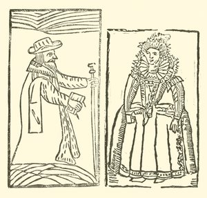 Ilustração para As Baladas Roxburghe (xilogravura) de (after) English School