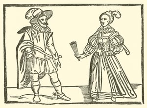 Ilustração para As Baladas Roxburghe (xilogravura) de (after) English School