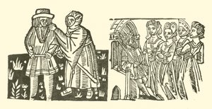 Ilustração para As Baladas Roxburghe (xilogravura) de (after) English School