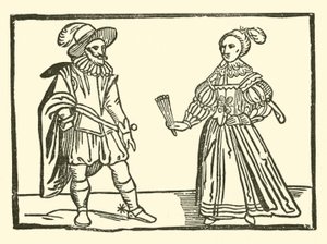 Ilustração para As Baladas Roxburghe (xilogravura) de (after) English School