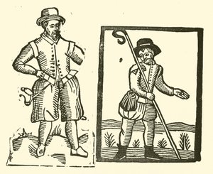 Ilustração para As Baladas Roxburghe (xilogravura) de (after) English School