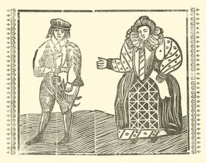 Ilustração para As Baladas Roxburghe (xilogravura) de (after) English School