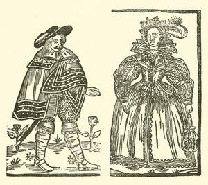 Ilustração para As Baladas Roxburghe (xilogravura) de (after) English School