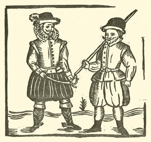 Ilustração para As Baladas Roxburghe (xilogravura) de (after) English School