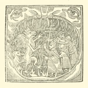 Ilustração para As Baladas Roxburghe (xilogravura) de (after) English School