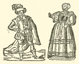 Ilustração para As Baladas Roxburghe (xilogravura) de (after) English School