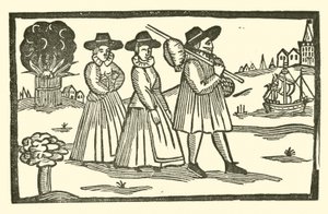 Ilustração para As Baladas Roxburghe (xilogravura) de (after) English School