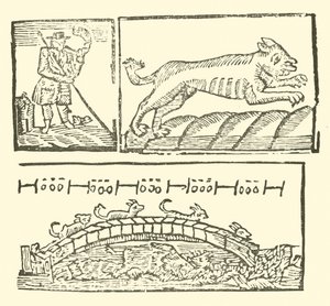 Ilustração para As Baladas Roxburghe (xilogravura) de (after) English School