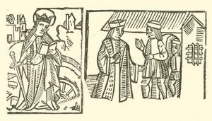 Ilustração para As Baladas Roxburghe (xilogravura) de (after) English School