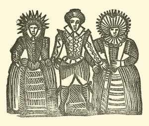 Ilustração para As Baladas Roxburghe (xilogravura) de (after) English School