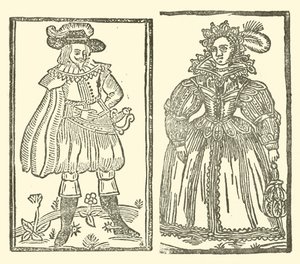Ilustração para As Baladas Roxburghe (xilogravura) de (after) English School