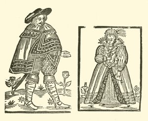 Ilustração para As Baladas Roxburghe (xilogravura) de (after) English School