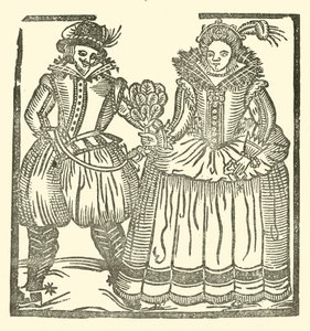 Ilustração para As Baladas Roxburghe (xilogravura) de (after) English School
