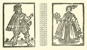 Ilustração para As Baladas Roxburghe (xilogravura) de (after) English School