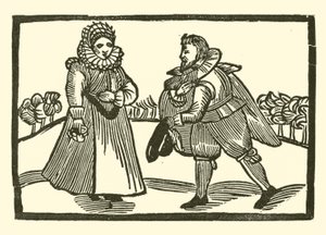 Ilustração para As Baladas Roxburghe (xilogravura) de (after) English School