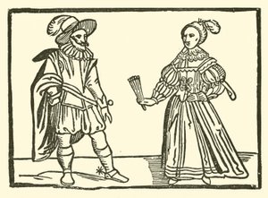 Ilustração para As Baladas Roxburghe (xilogravura) de (after) English School