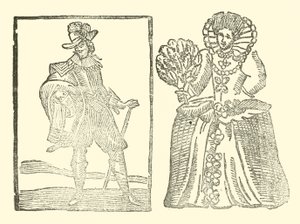 Ilustração para As Baladas Roxburghe (xilogravura) de (after) English School