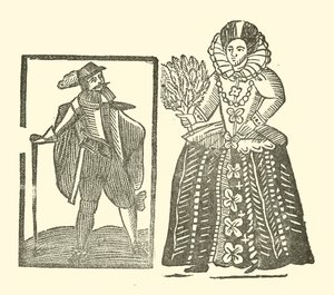 Ilustração para As Baladas Roxburghe (xilogravura) de (after) English School