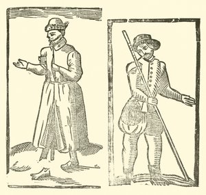Ilustração para As Baladas Roxburghe (xilogravura) de (after) English School