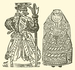 Ilustração para As Baladas Roxburghe (xilogravura) de (after) English School