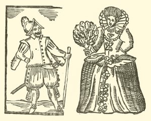 Ilustração para As Baladas Roxburghe (xilogravura) de (after) English School