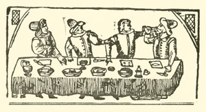 Ilustração para As Baladas Roxburghe (xilogravura) de (after) English School