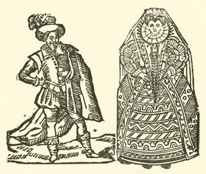 Ilustração para As Baladas Roxburghe (xilogravura) de (after) English School
