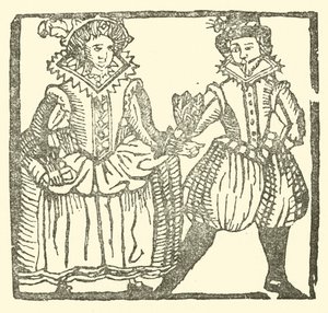Ilustração para As Baladas Roxburghe (xilogravura) de (after) English School