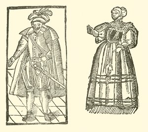 Ilustração para As Baladas Roxburghe (xilogravura) de (after) English School