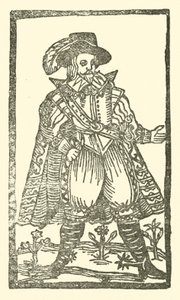 Ilustração para As Baladas Roxburghe (xilogravura) de (after) English School