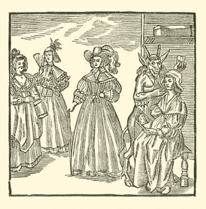 Ilustração para As Baladas Roxburghe (xilogravura) de (after) English School