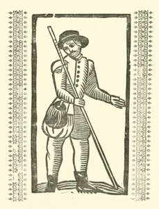 Ilustração para As Baladas Roxburghe (xilogravura) de (after) English School