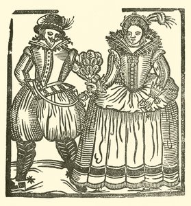 Ilustração para As Baladas Roxburghe (xilogravura) de (after) English School