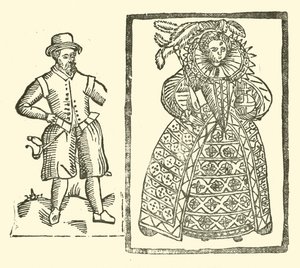 Ilustração para As Baladas Roxburghe (xilogravura) de (after) English School