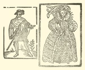 Ilustração para As Baladas Roxburghe (xilogravura) de (after) English School