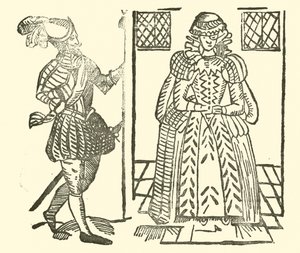 Ilustração para As Baladas Roxburghe (xilogravura) de (after) English School