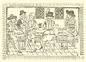 Ilustração para As Baladas Roxburghe (xilogravura) de (after) English School