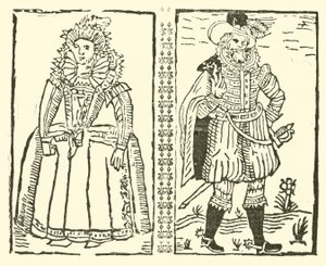 Ilustração para As Baladas Roxburghe (xilogravura) de (after) English School