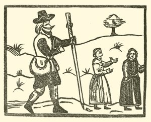 Ilustração para As Baladas Roxburghe (xilogravura) de (after) English School