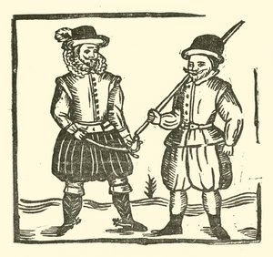 Ilustração para As Baladas Roxburghe (xilogravura) de (after) English School