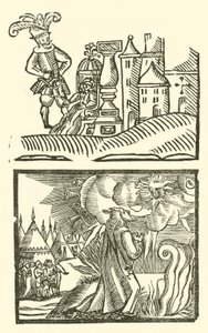 Ilustração para As Baladas Roxburghe (xilogravura) de (after) English School