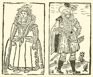 Ilustração para As Baladas Roxburghe (xilogravura) de (after) English School