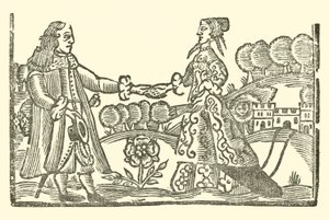 Ilustração para As Baladas Roxburghe (xilogravura) de (after) English School