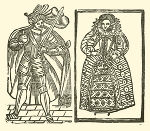 Ilustração para As Baladas Roxburghe (xilogravura) de (after) English School