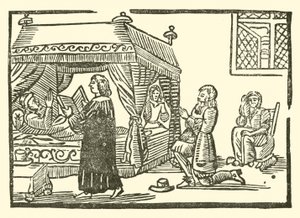 Ilustração para As Baladas Roxburghe (xilogravura) de (after) English School