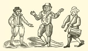 Ilustração para As Baladas Roxburghe (xilogravura) de (after) English School